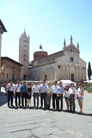 Una delegazione dalla Cina in visita a Massa Marittima per il progetto Rama Elife