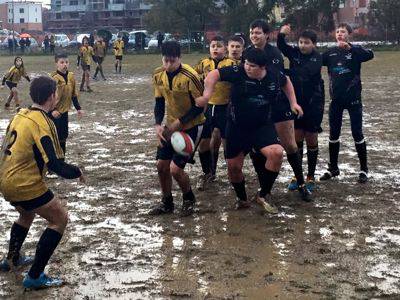 Rugby, Under 14: Golfo piegato dal Piombino dopo una battaglia nel fango