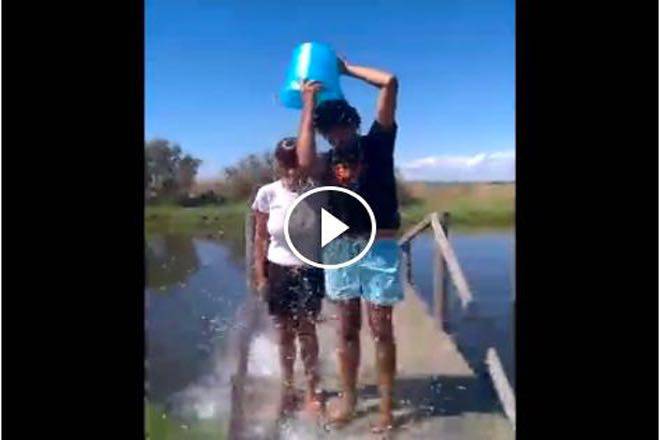 Laguna challange: Sabatini si bagna con l’acqua di Orbetello e nomina Rossi e Marras