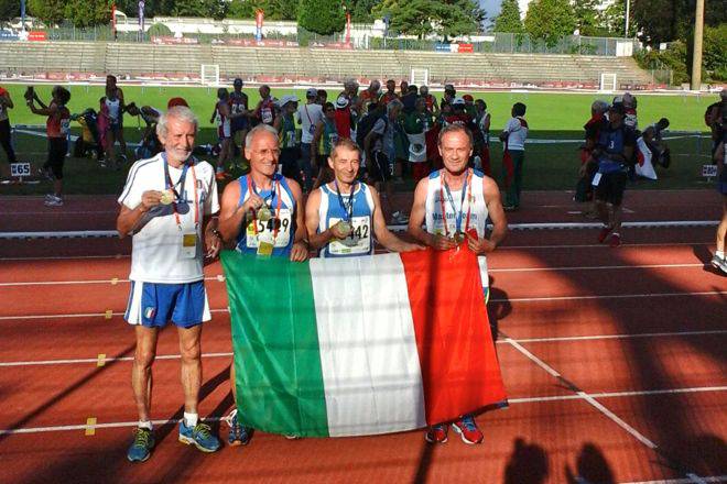 Mondiali master: Goretti è di bronzo nella 4×400