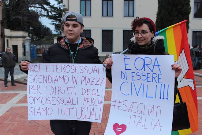 Manifestazione #svegliatiItalia Unioni Civili