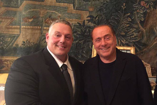 Per Vivarelli Colonna arriva la benedizione di Berlusconi. Incontro con il leader di Forza Italia