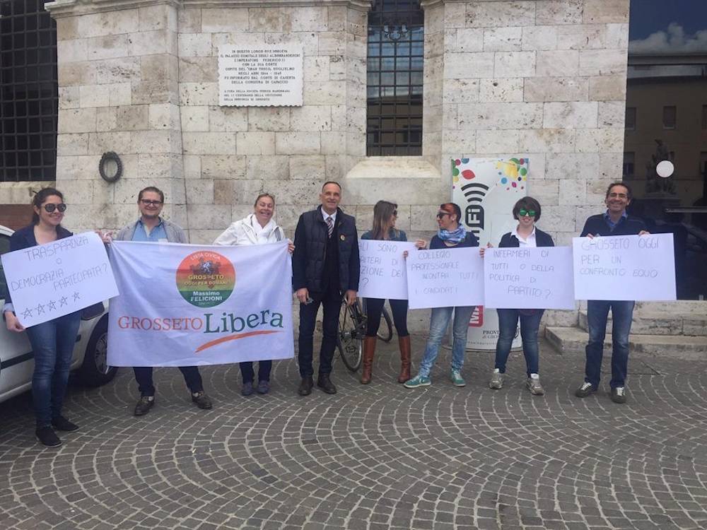 Protesta dei candidati contro l’Ipasvi. Draoli: «Non era un’iniziativa politica»