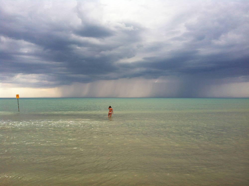 tempesta a Principina mare