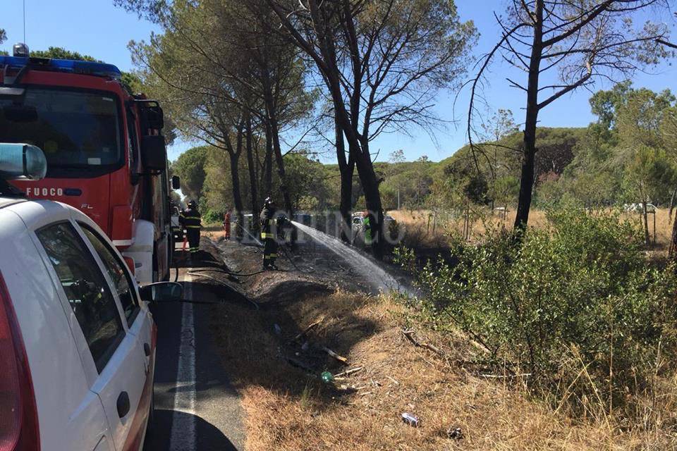 Incendio 7 luglio Vigili fuoco