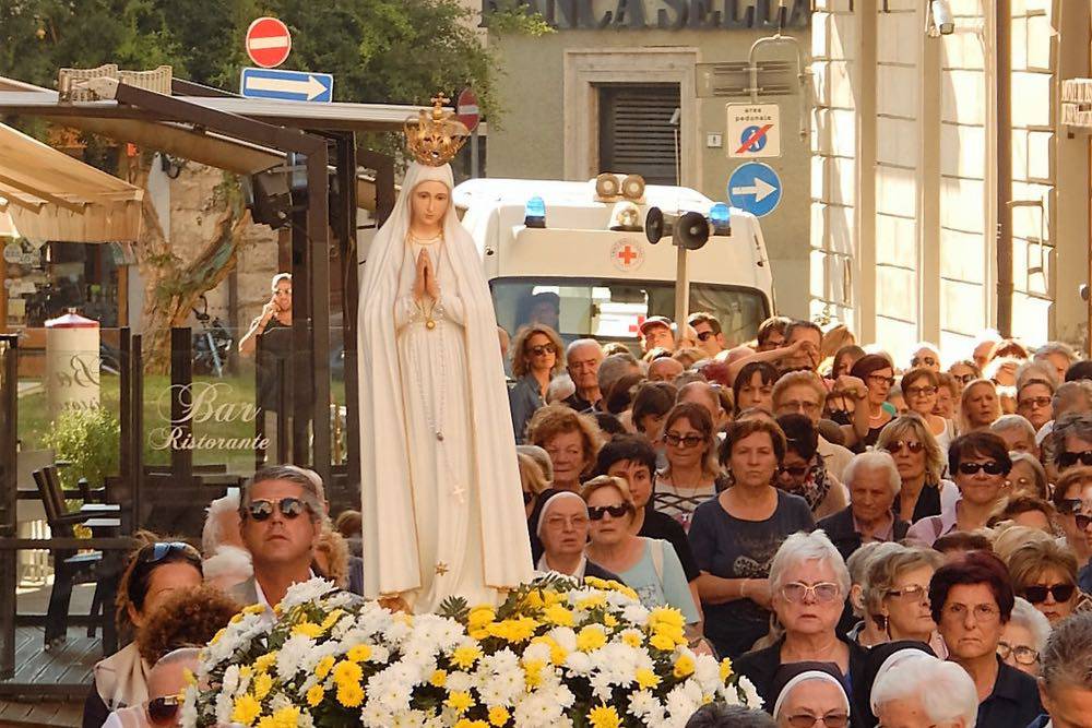 La Madonna di Fatima a Grosseto: la città l’ha accolta oggi