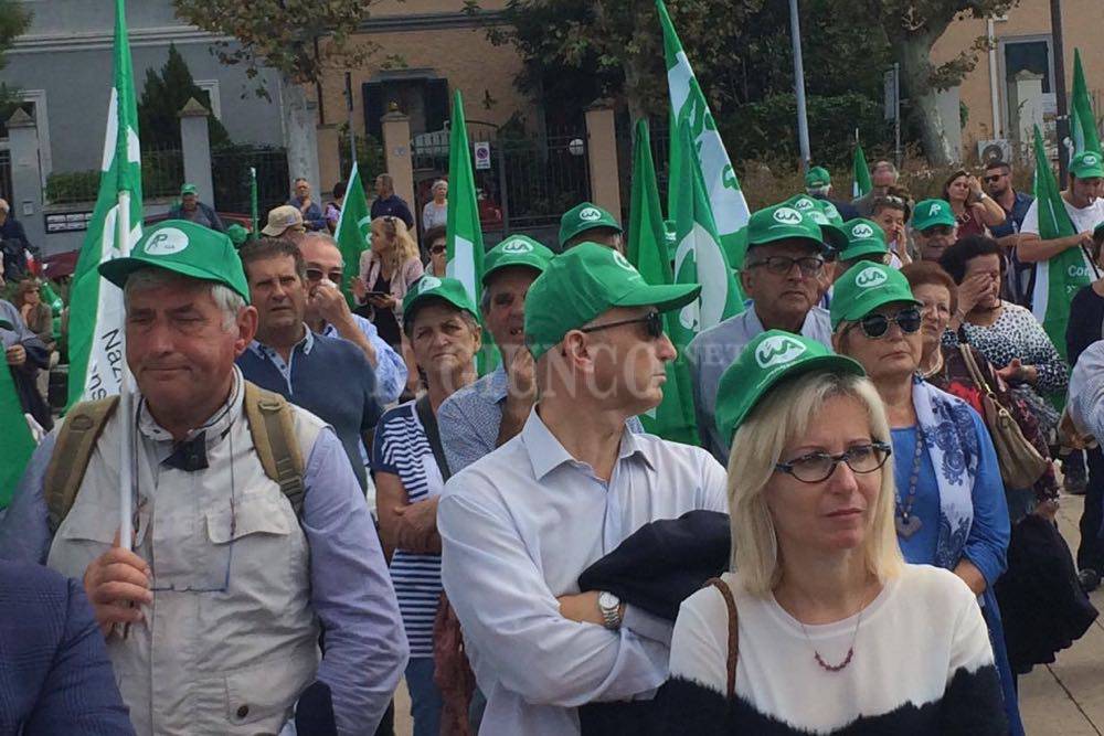 Manifestazione Cia agricoltori pensionati