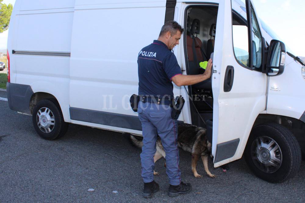 Posto blocco polizia stradale