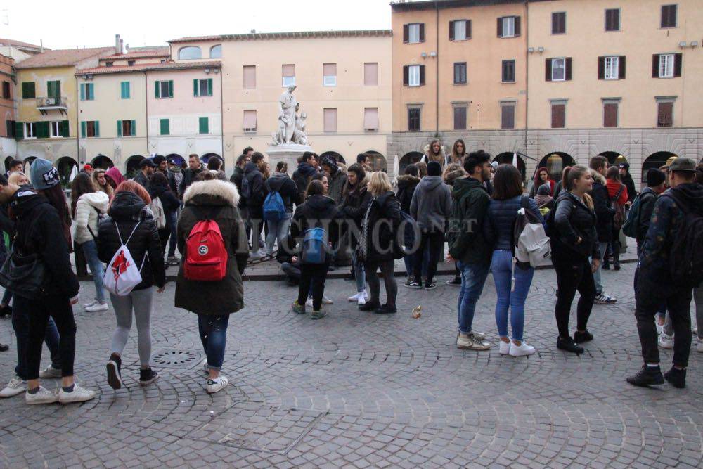 Protesta studenti alberghiero