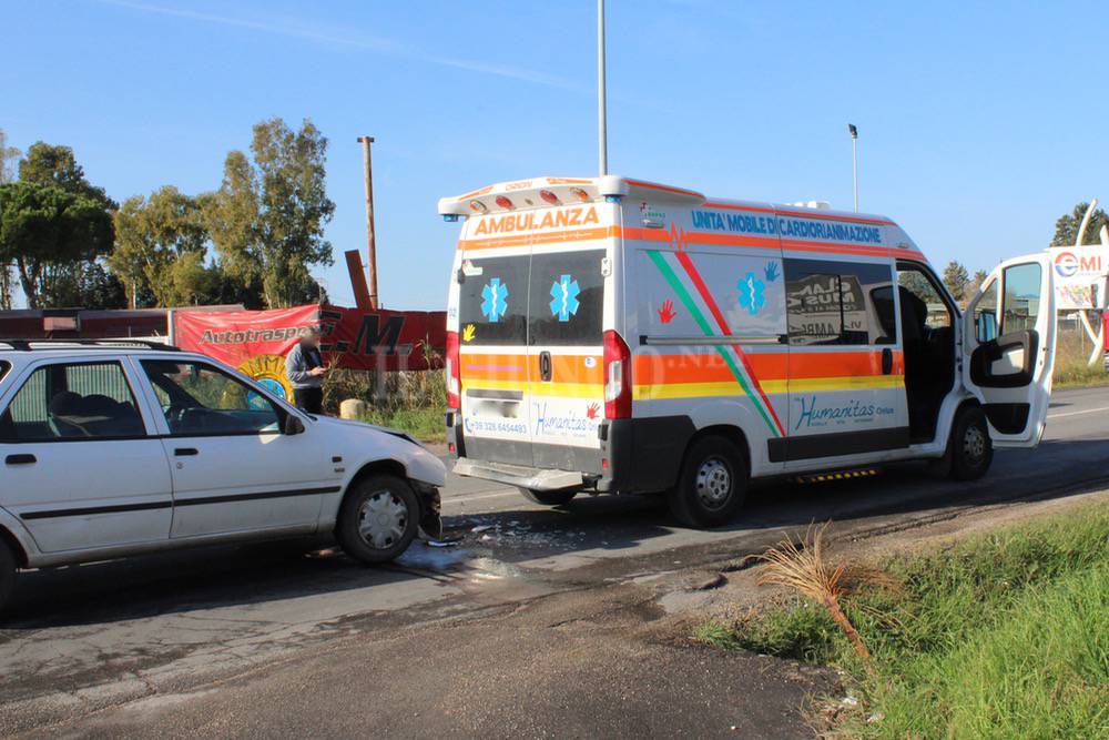 Incidente tamponato mezzo della Misericordia