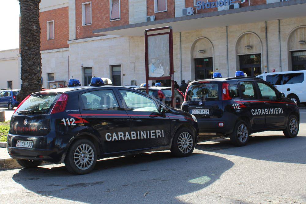 Controlli forze dell'ordine alla stazione 