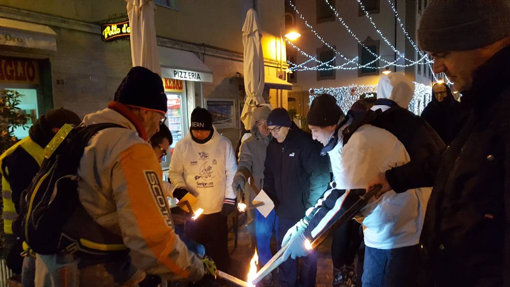 Sui pattini, in bici o di corsa: cinquanta contro il gelo per aiutare il Comitato per la Vita