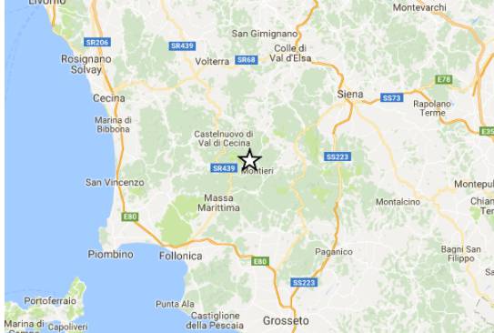 Terremoto, le scosse avvertite anche in Maremma: verifiche su un edificio