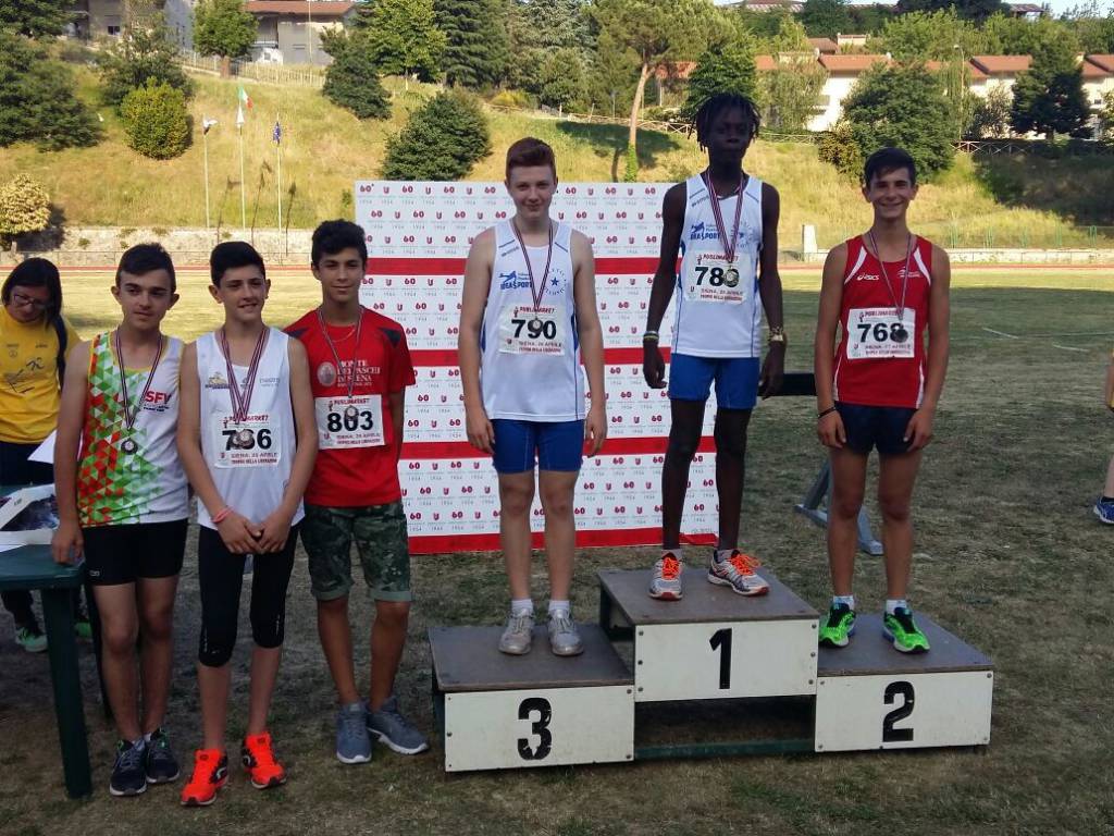 atletica follonica coppa toscana 2017