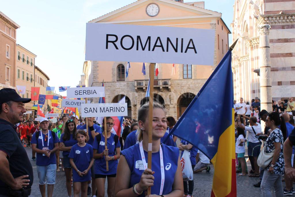 Cerimonia apertura Europei Grosseto 2017