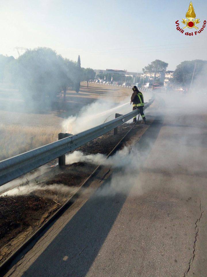 Incendio Gr nord luglio 2017