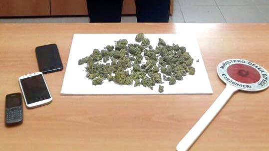 Spaccio di droga: minorenne beccato con la marijuana in tasca