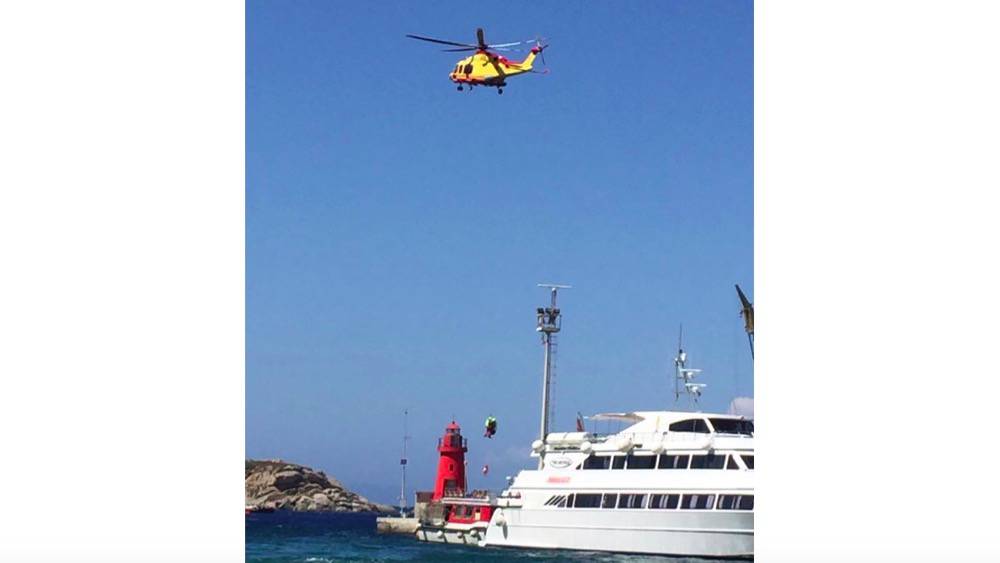 Sub colto da malore durante una immersione: trasferito in ospedale con Pegaso