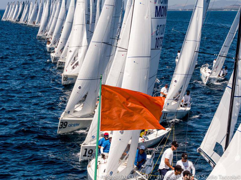 Calvi Network in testa dopo il primo giorno della Alcatel J/70 Cup