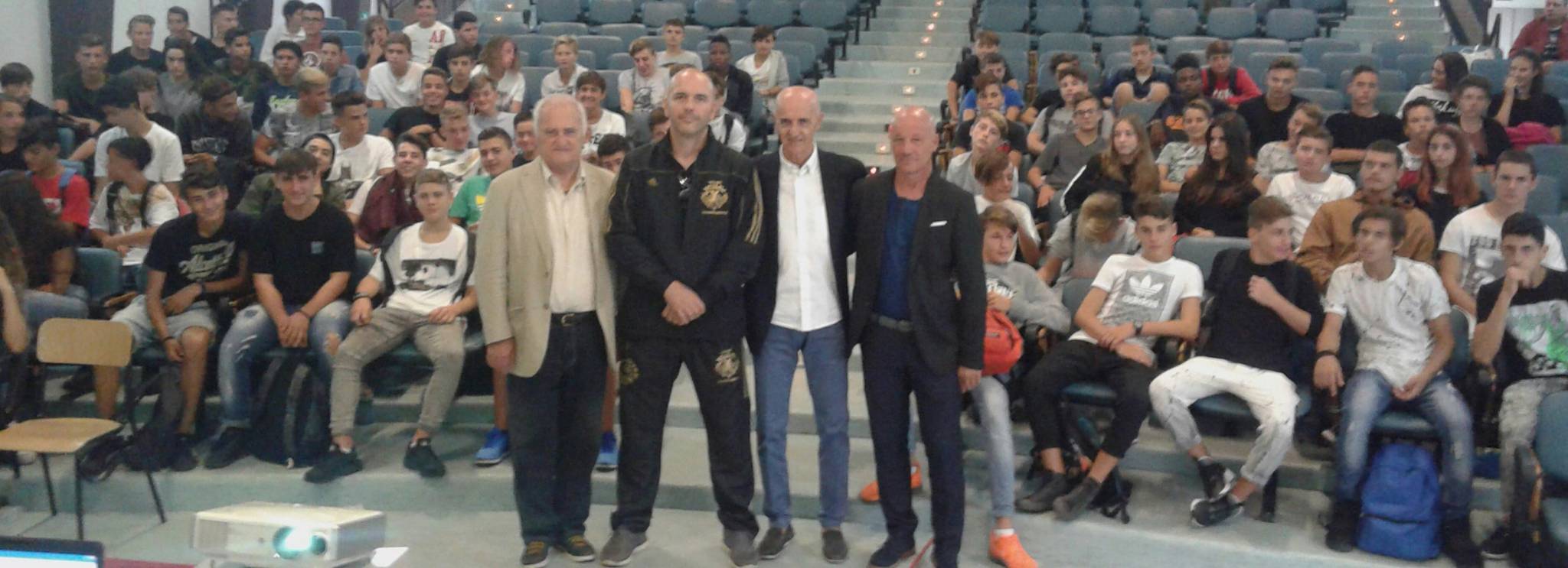 Mariotti, D’Amico e Carpenetti: incontro a scuola con gli studenti dello sportivo