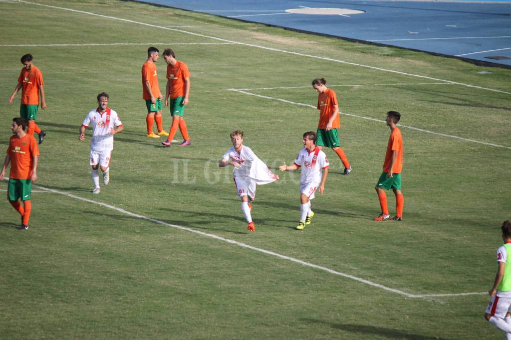 Grosseto-Atletico Cenaia, esultanza Boccardi