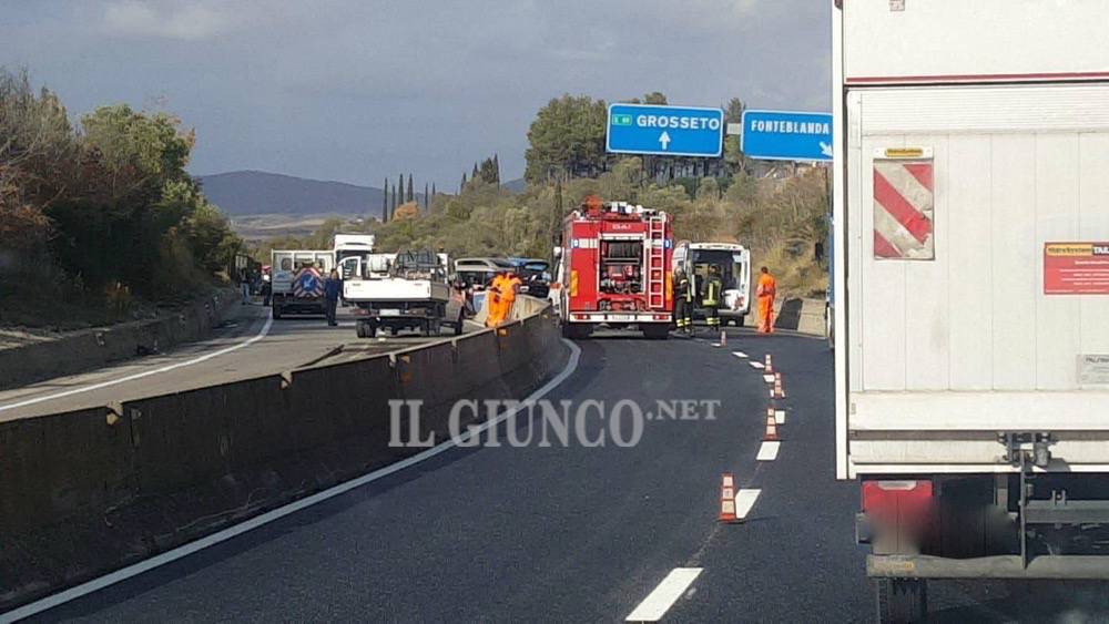 ULTIM’ORA – Incidente sull’Aurelia, auto si ribalta