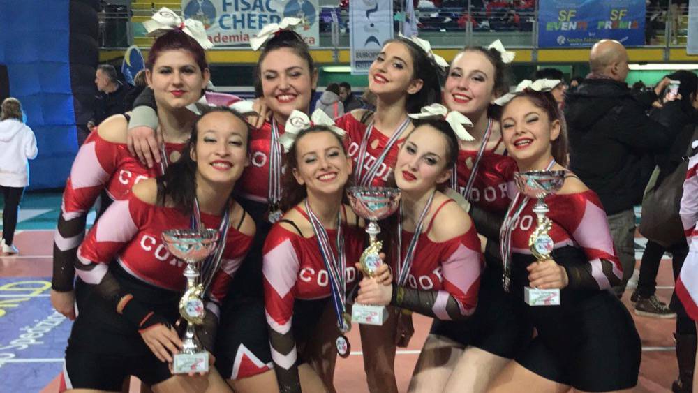 Due primi posti per le Condor Grosseto al Campionato italiano di Cheerleading e Cheerdance