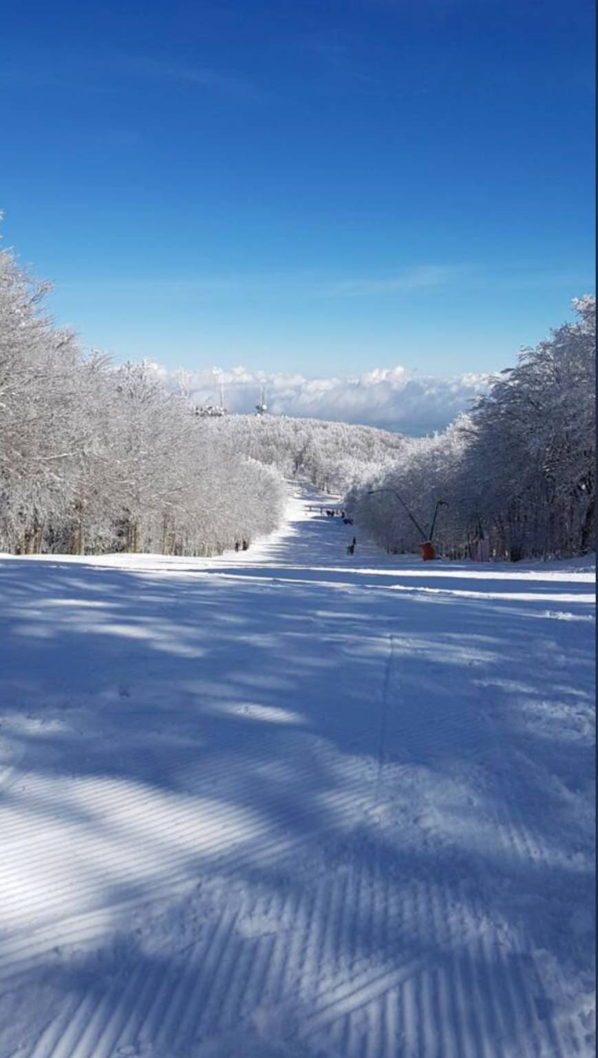 Due metri di neve sull’Amiata: ecco lo spettacolo della vetta