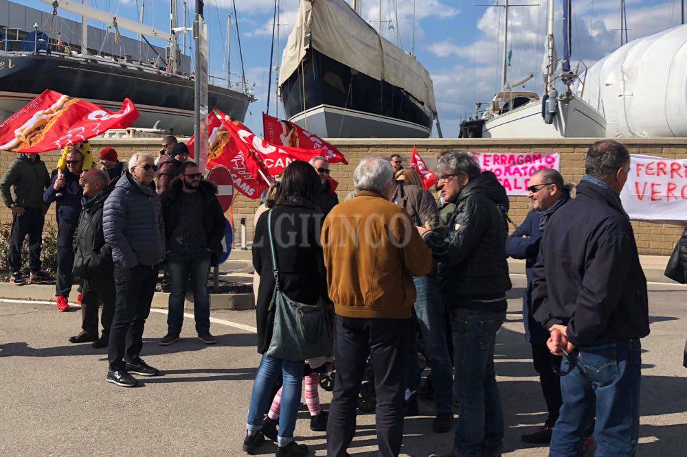 protesta sindacati al Porto 2018