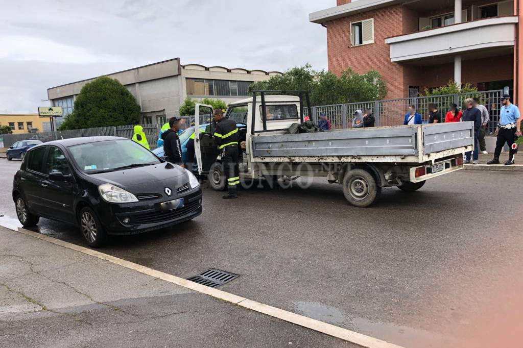 Incidente in città vvf