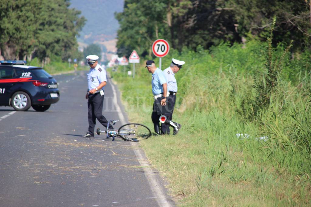 Incidente mortale ciclista