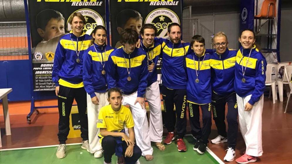 Sei volte sul podio i ragazzi della Palestra Europa alle gare regionali Csen