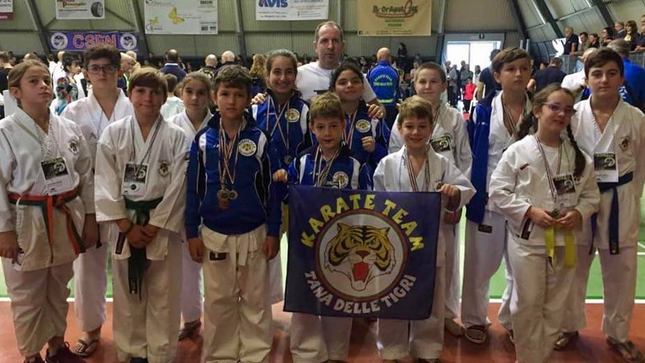 I piccoli atleti di Tana delle Tigri fanno faville al campionato regionale Csen