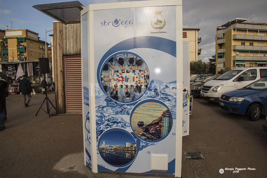 inaugurazione casetta dell'acqua