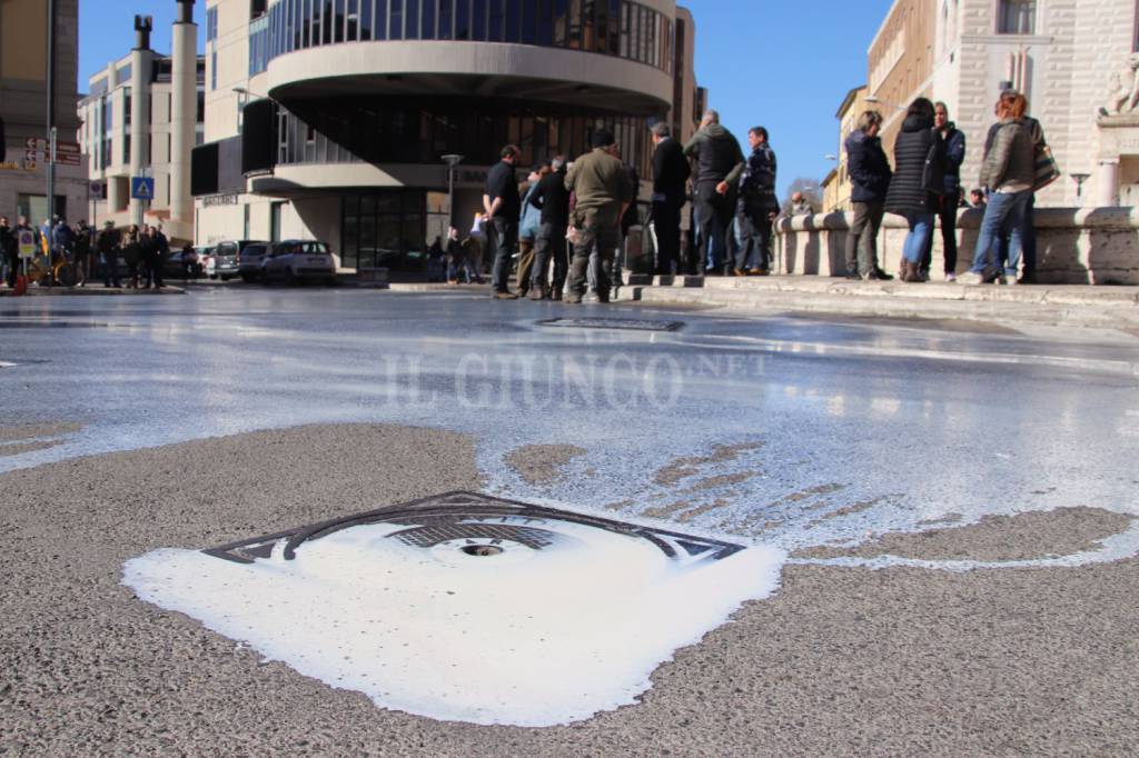 Protesta del latte pastori