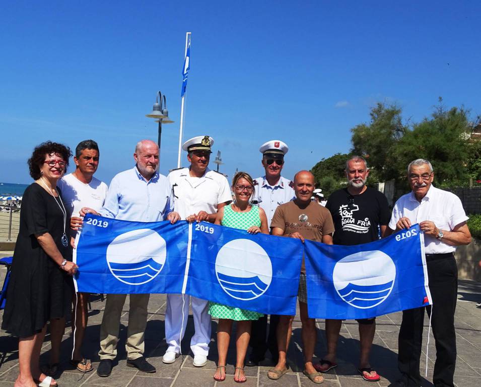 Da 20 anni la bendiera blu sventola sul mare di Castiglione della Pescaia