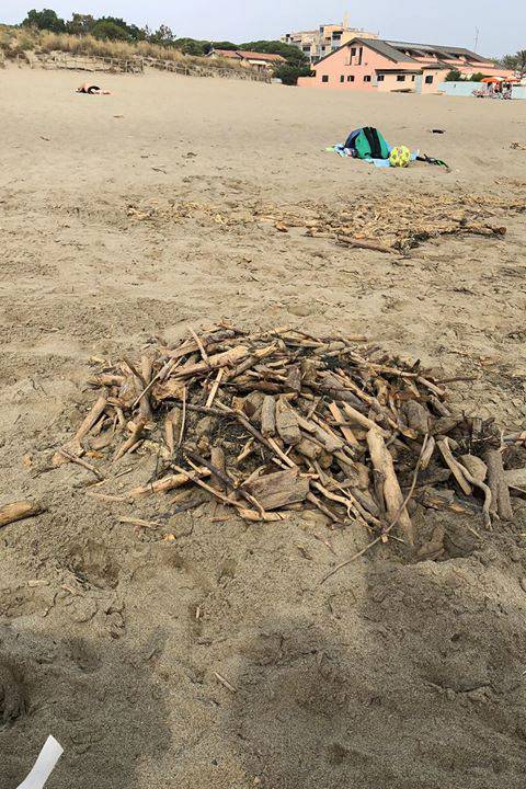 spiaggia sporca Marina 2019