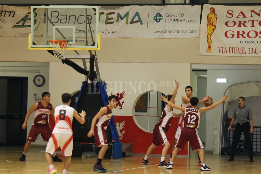 Gli Under 18 della Gea Basketball vs Arezzo 