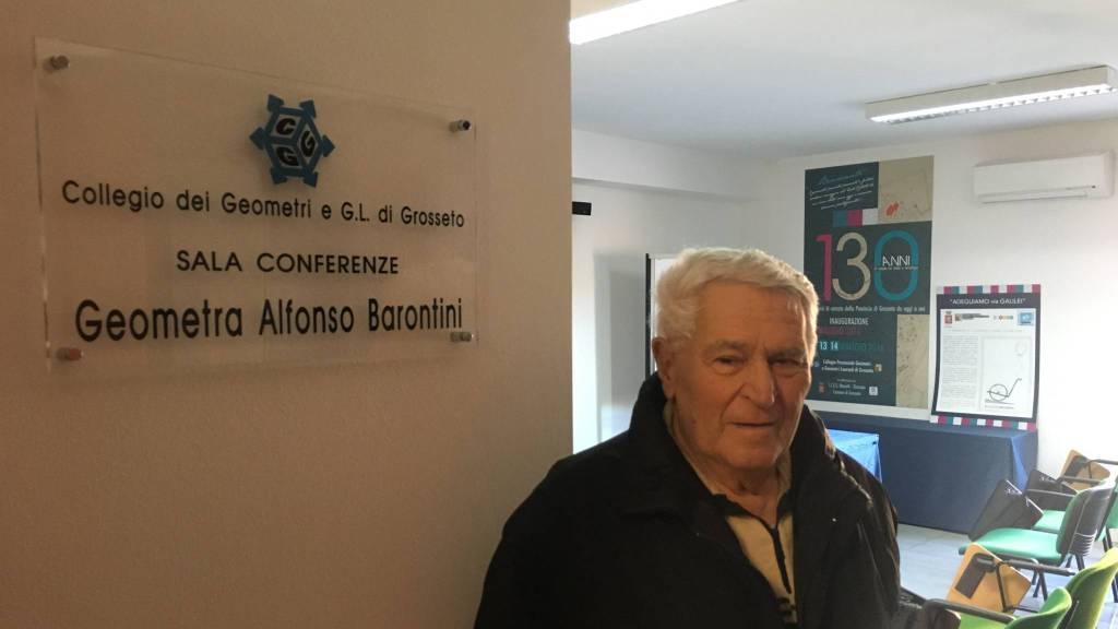 Lutto in città: addio a Alfonso Barontini. Fu presidente del Collegio dei geometri