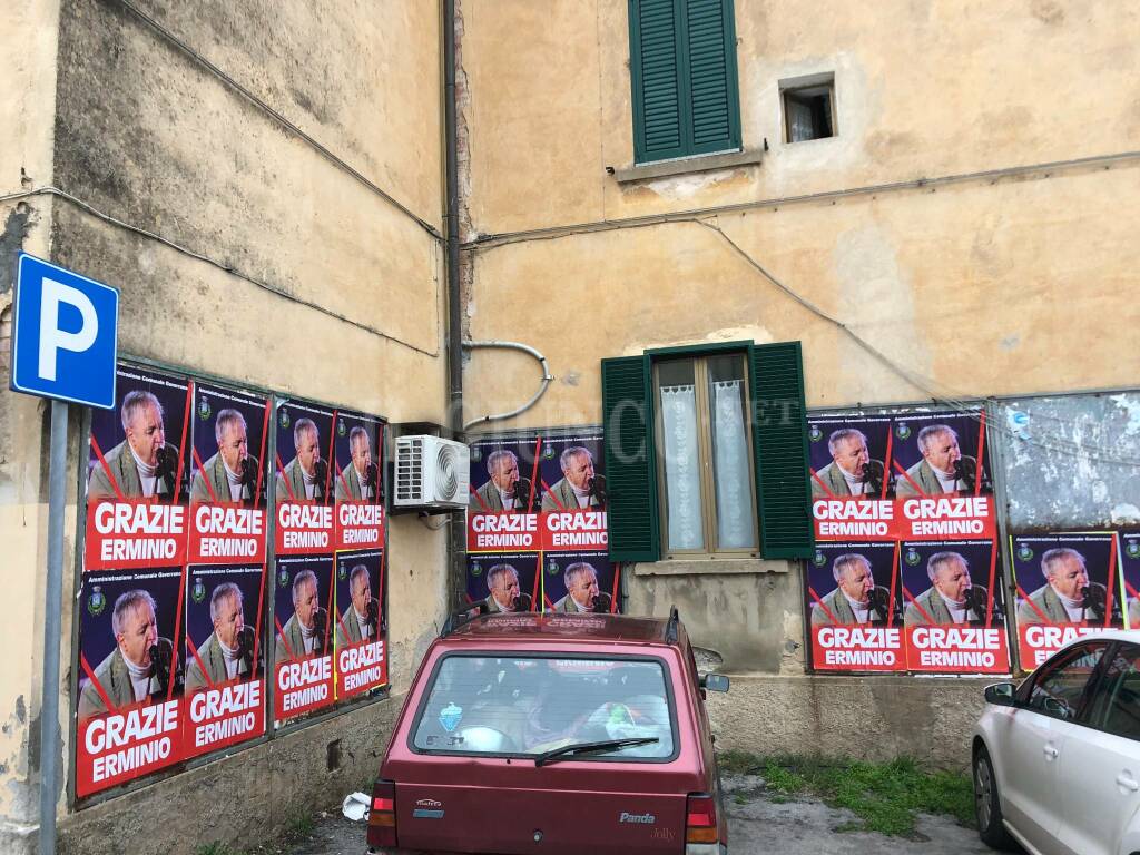 Manifesti di ringraziamento Erminio Sinni