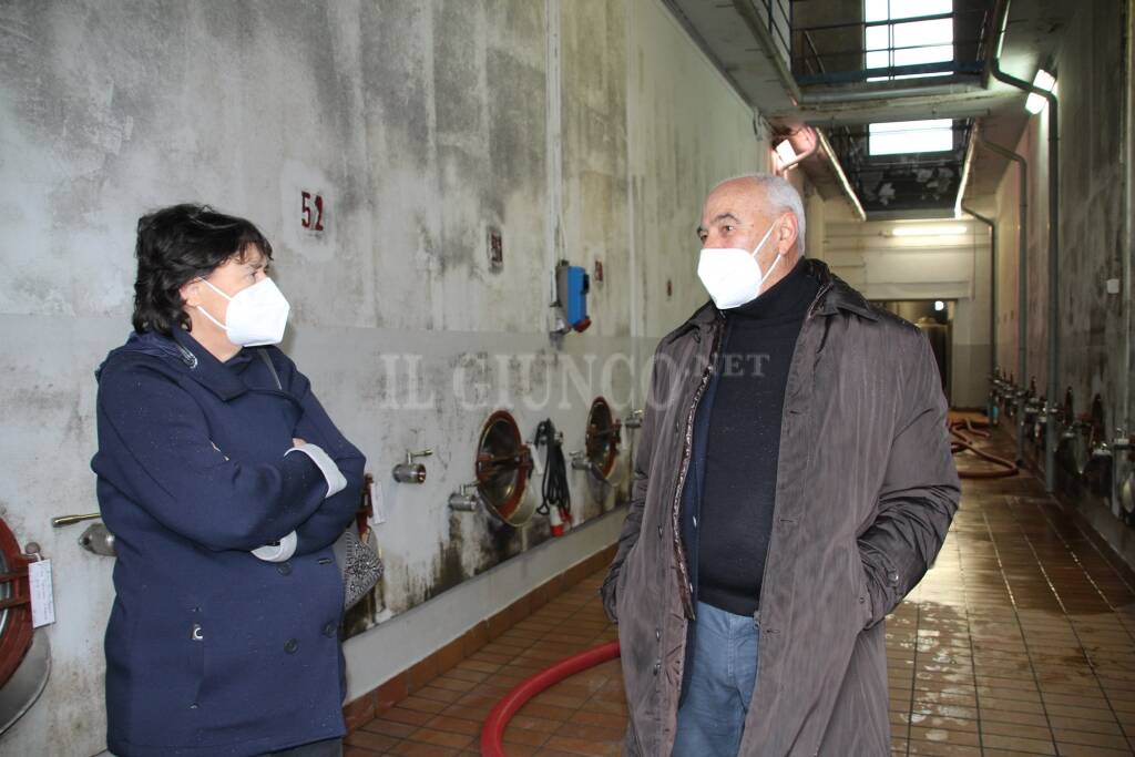 Saccardi visita cooperative agroalimentare