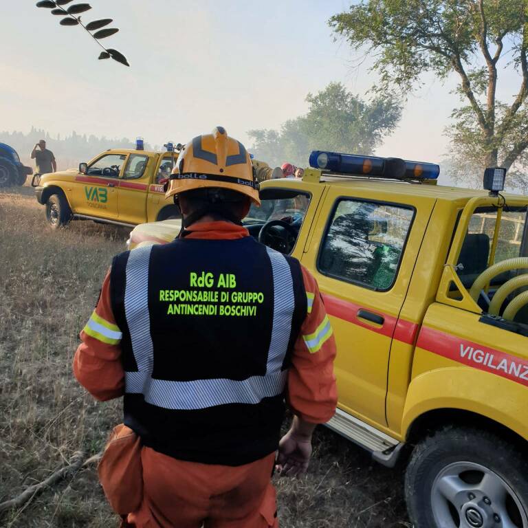 Incendio Castiglionese giugno 2021