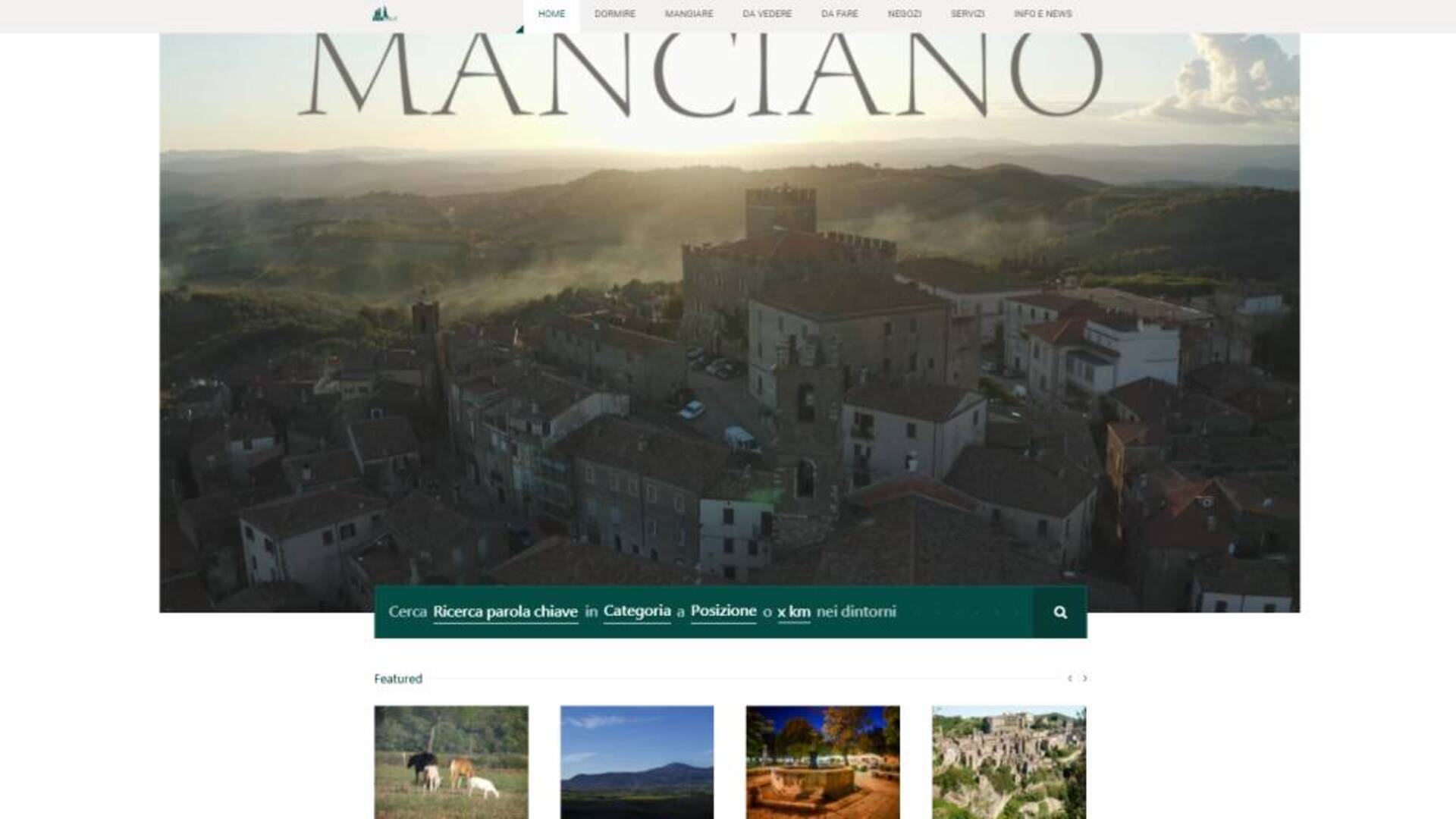 E’ online il nuovo sito di Manciano Promozione