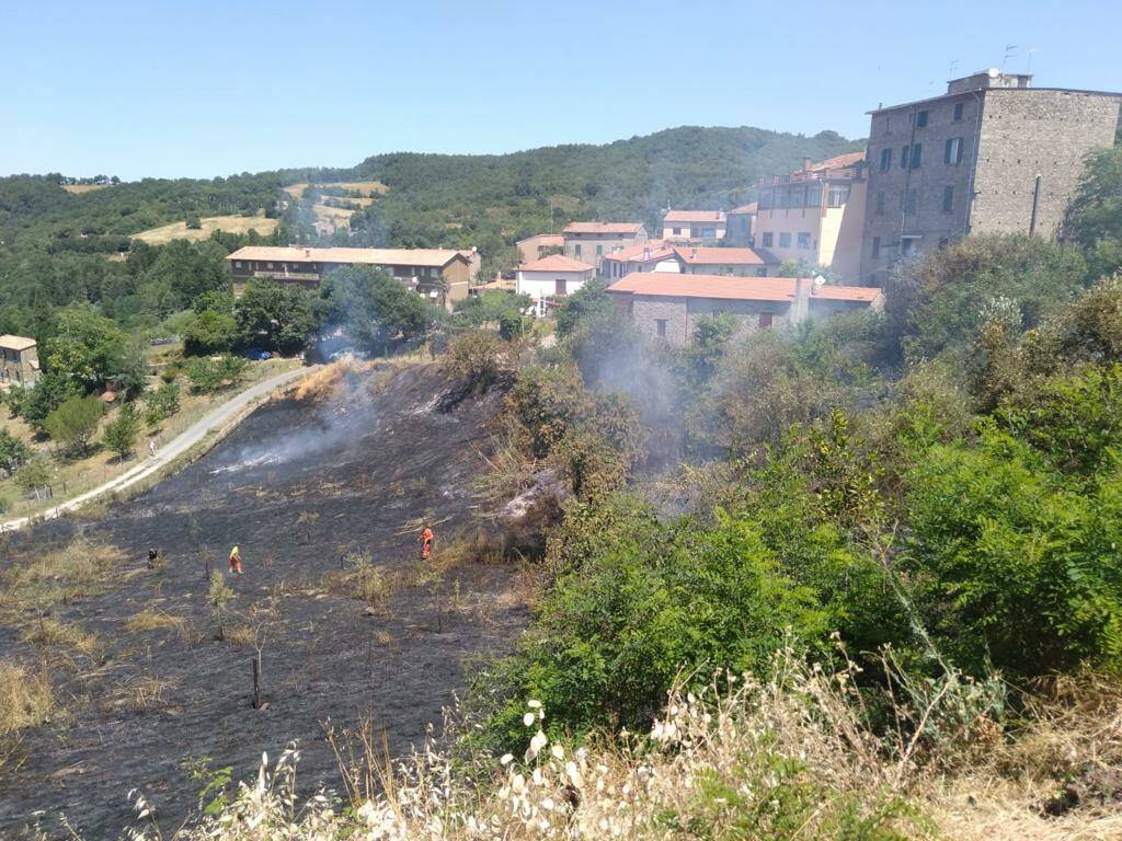 Incendio Roccatederighi Luglio 2021