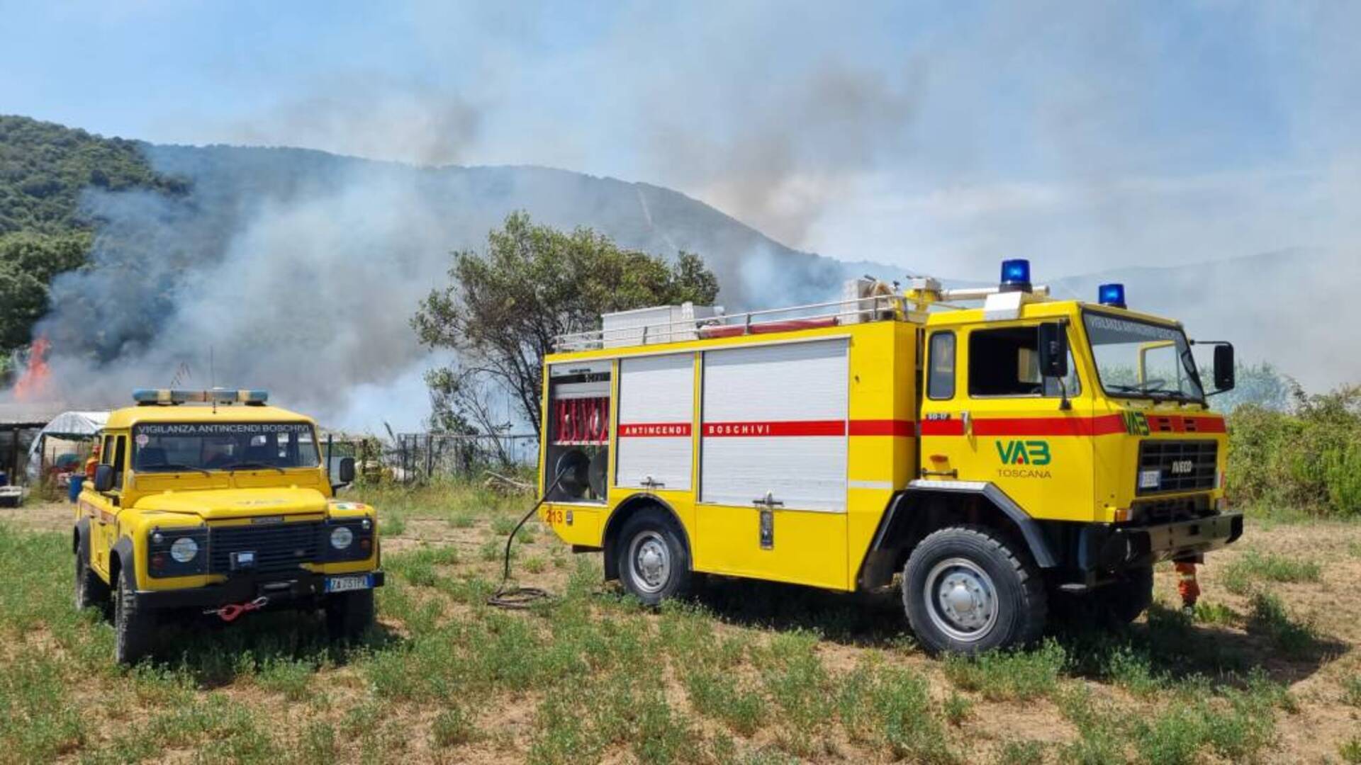 Incendio sull’Amiata: è il secondo da stamattina