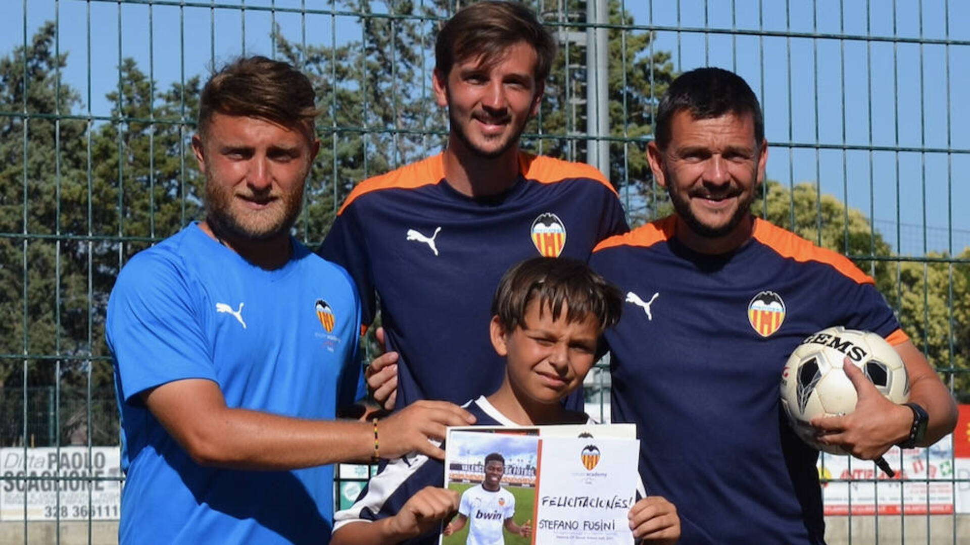 Invito speciale al raduno del Valencia per un giovane dell’Invictasauro