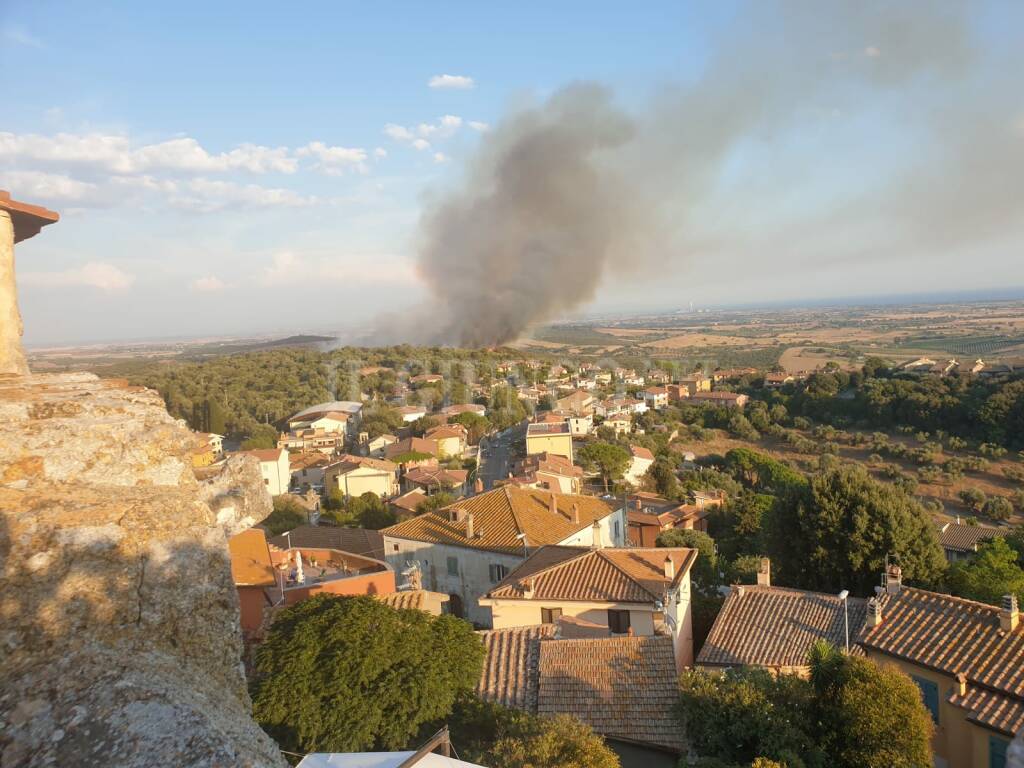 incendio Poggio del Leccio