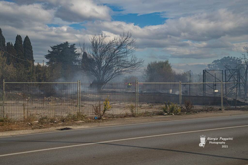 Incendio Follonica 11 ottobre