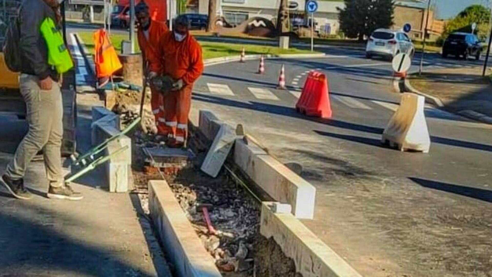 Da oggi cantieri aperti, attenti al traffico: i varchi di viale Uranio saranno chiusi