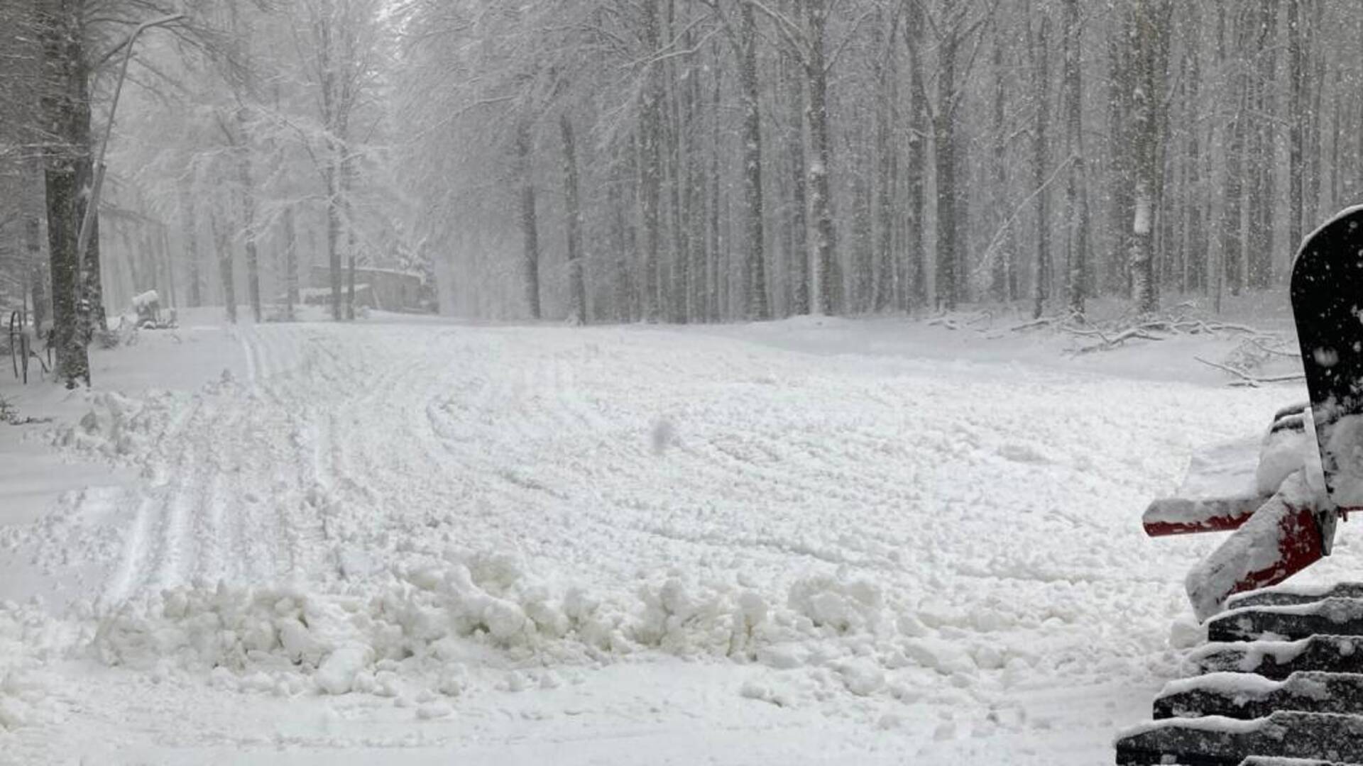 Gelo in Maremma, neve sull’Amiata: l’inverno è arrivato. LE FOTO